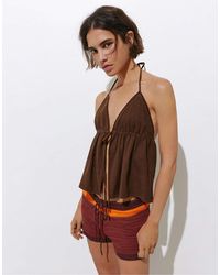 Pull&Bear - – neckholder-oberteil - Lyst