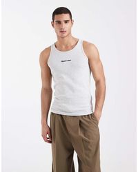 Jack & Jones - Originals Logo Ribbed Singlet - Lyst