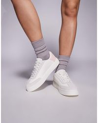ARMANI EXCHANGE - Sneakers Sporco E Rosa Con Logo - Lyst