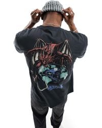 AllSaints - Dragon Short Sleeve Crew T-shirt With Back Print - Lyst