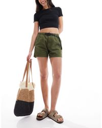 Gramicci - Cotton Twill Shorts With Strap Buckle - Lyst