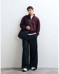 4505 - Rest Day 400Gsm Heavyweight Cotton Boxy 1/4 Zip Sweat - Lyst