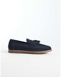 schuh - Robbie Woven Loafer With Tassel - Lyst
