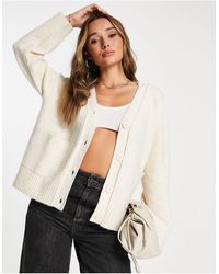 ASOS Oversized Cardigan With Graffiti 