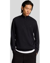 Lyle & Scott - Lyle & Scott Superfine Quarter Zip Sweatshirt - Lyst