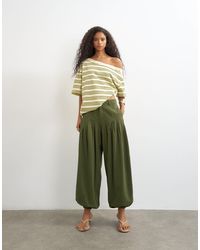 TOPSHOP - Deep Yoke Balloon Trouser - Lyst