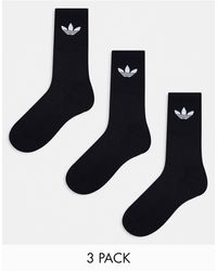 adidas Originals - Trefoil Cushion 3-pack Socks - Lyst