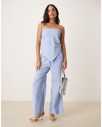 Never Fully Dressed - Cotton Hotfix Wide Leg Trouser Co-ord - Lyst