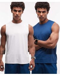 4505 - Icon Quick Dry Mesh Training Tank 2 Pack - Lyst
