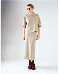 Glamorous - Oversized Mock-Neck Short-Sleeves Top - Lyst