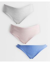 ASOS - Asos Design Curve 3 Pack High Waist Brief - Lyst