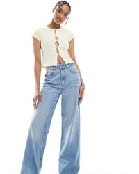 ASOS - Asos Design Tall Wide Leg Dad Jeans - Lyst