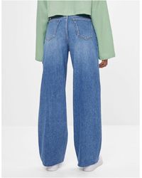 wide leg bershka jeans