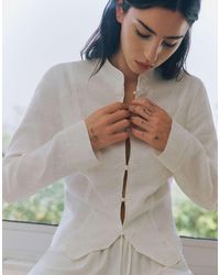 Pull&Bear - 100% Linen toggle Jacket - Lyst