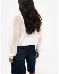 NA-KD - Mid Waist Loose Denim Shorts - Lyst