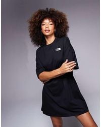 The North Face - Simple Dome Logo T-Shirt Dress - Lyst