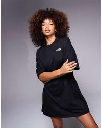 The North Face - Simple Dome Logo T-Shirt Dress - Lyst