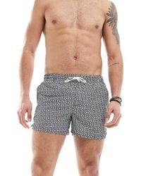 Aray - Zwembroek Met Geometrische Print - Lyst
