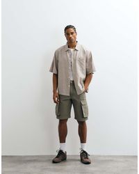Cotton On - Eli Linen Blend Short Sleeve Shirt - Lyst