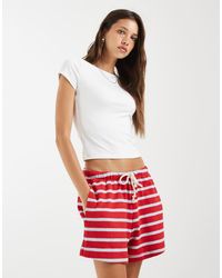 Gap - Tie Waist Shorts - Lyst