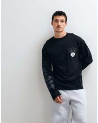 ASOS - Disney Halloween Oversized Long Sleeve T-shirt With Mickey Print - Lyst