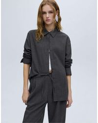 Pull&Bear - Chemise à fines rayures - Lyst