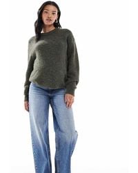 ASOS - Asos Design Maternity Wide Leg Dad Jeans - Lyst
