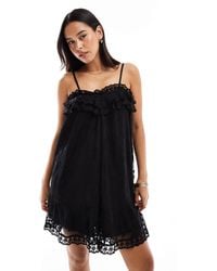 Miss Selfridge - Premium Lace Detail Dress - Lyst