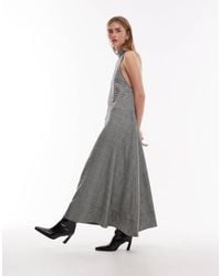 ASOS - High Neck Sleeveless Full Skirt Maxi Dress - Lyst