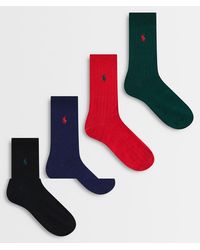 Polo Ralph Lauren - Icon Logo 4 Pack Gift Set Socks - Lyst