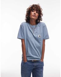 Carhartt - T-Shirt A Maniche Corte Con Tasca - Lyst