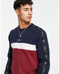 Hollister Cotton Color Block Taped Logo 
