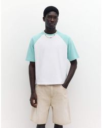 Pull&Bear - Raglan Sleeve T-shirt - Lyst
