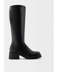 Bershka - Bottes plates ajustées - Lyst