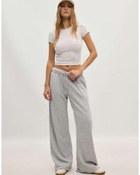 Stradivarius - Tall Pantaloni Jogger A Gamba Larga Mélange - Lyst