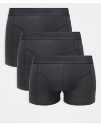 Jack & Jones - Pack De 3 Pares De Calzoncillos En De - Lyst