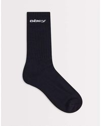 Obey - Bold Socks - Lyst