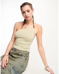 Weekday - Ring Asymmetric Cami Vest With Ring Detail - Lyst