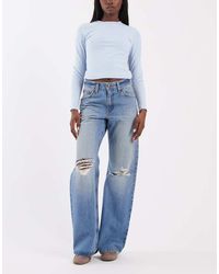 Levi's - Middy Loose Boot Jeans With Distressing - Lyst