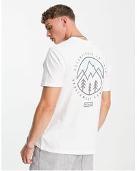 Columbia Tillamook Back Logo T-shirt in Black for Men | Lyst