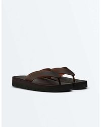 Oysho - Platform Beach Sandals - Lyst