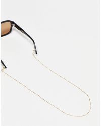 ASOS - Waterproof Stainless Steel Sunglasses Chain With Triple Dot Dash Design - Lyst