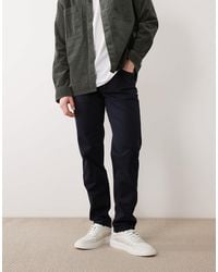 Mango - Cotton Mix Regular Fit Tapered Trousers - Lyst