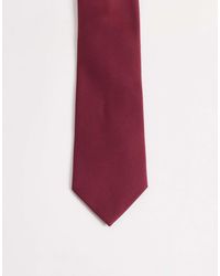 ASOS - Textu Satin Neck Tie - Lyst