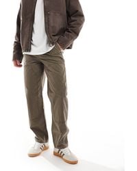 River Island - Relaxed Fit Workwear Trousers - Lyst