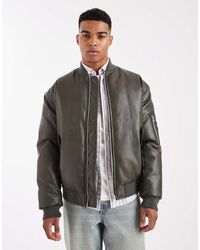ASOS - Oversized Bomberjack - Lyst