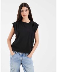 Levi's - Pleated Muscle Tank Top - Lyst