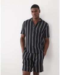 Only & Sons - Textured Revere Collar Shirt - Lyst