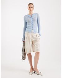ASOS - Tailored Bermuda Short With Linen - Lyst