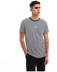 SELECTED - Regular Stripe Crew Neck T-shirt - Lyst